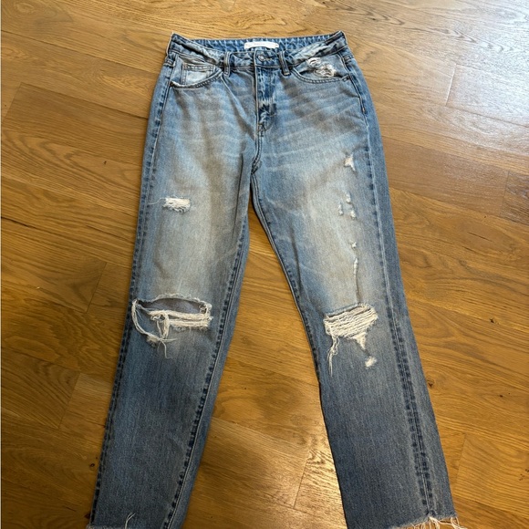 Hidden Denim - Distressed Blue Jeans hidden size 27